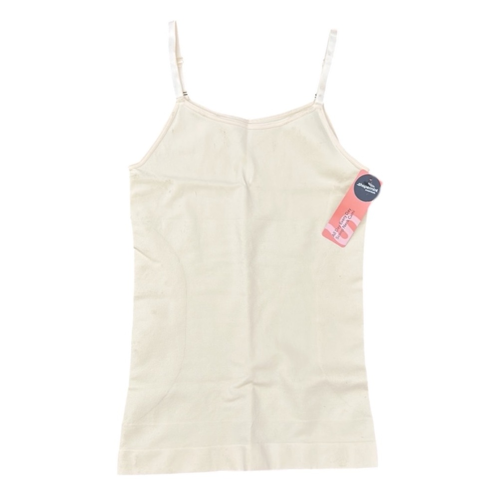 Co Coon.  Shapermint Scoop Neck Cami in Cream - Picture 2 of 5